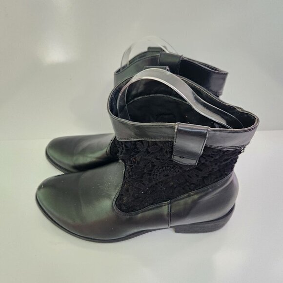 Journey Collection Kassi Western Bootie Black Size 11 - Picture 3 of 10